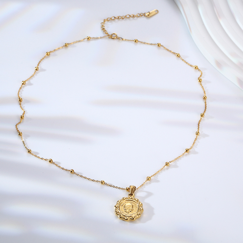 Stainless Steel Women Delicate - Coin Necklace Delicate recension och pris