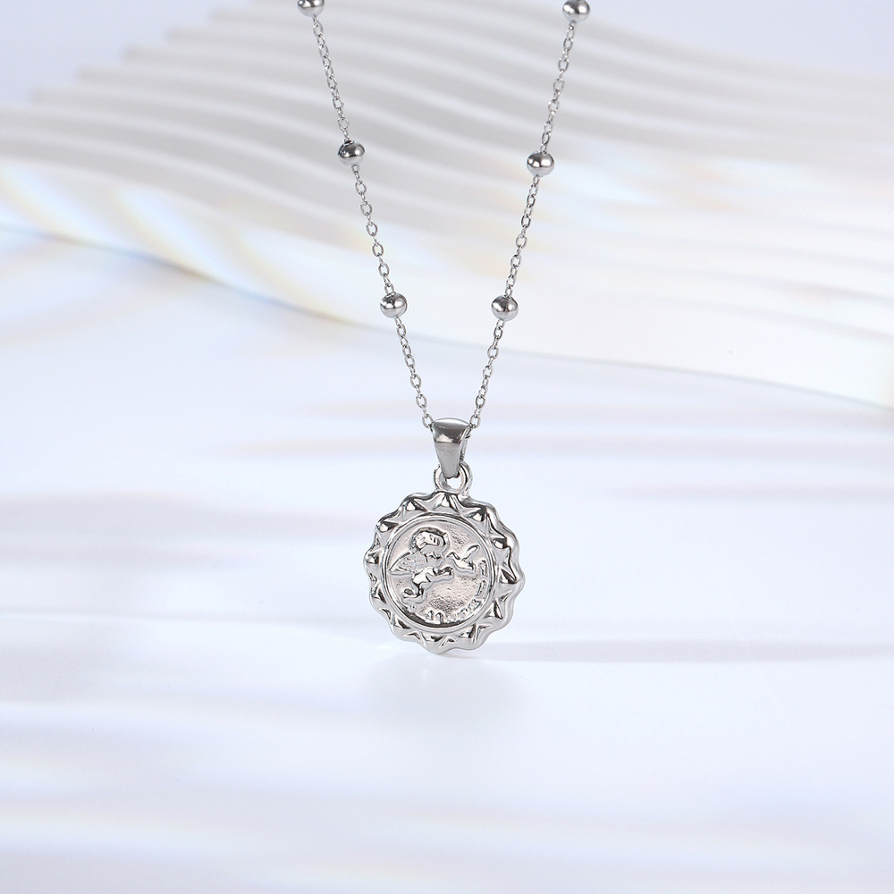 Women Delicate The Angel Cupid - Coin Necklace Delicate recension och pris