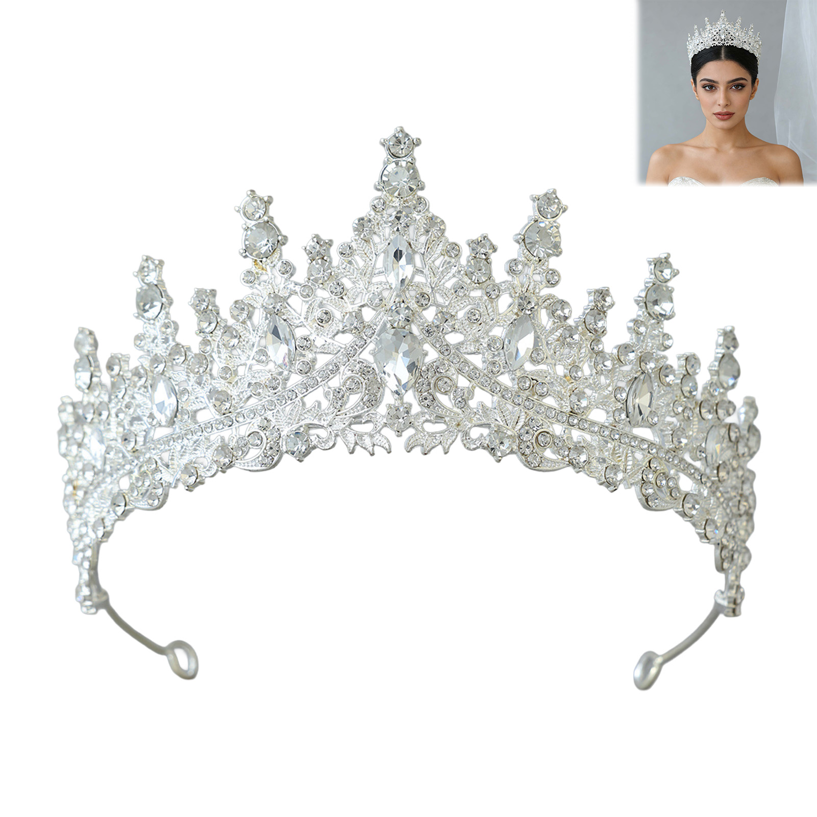 Bridal Headpiece Sparkling Rhi - Women Accessories Jewelry recension och pris