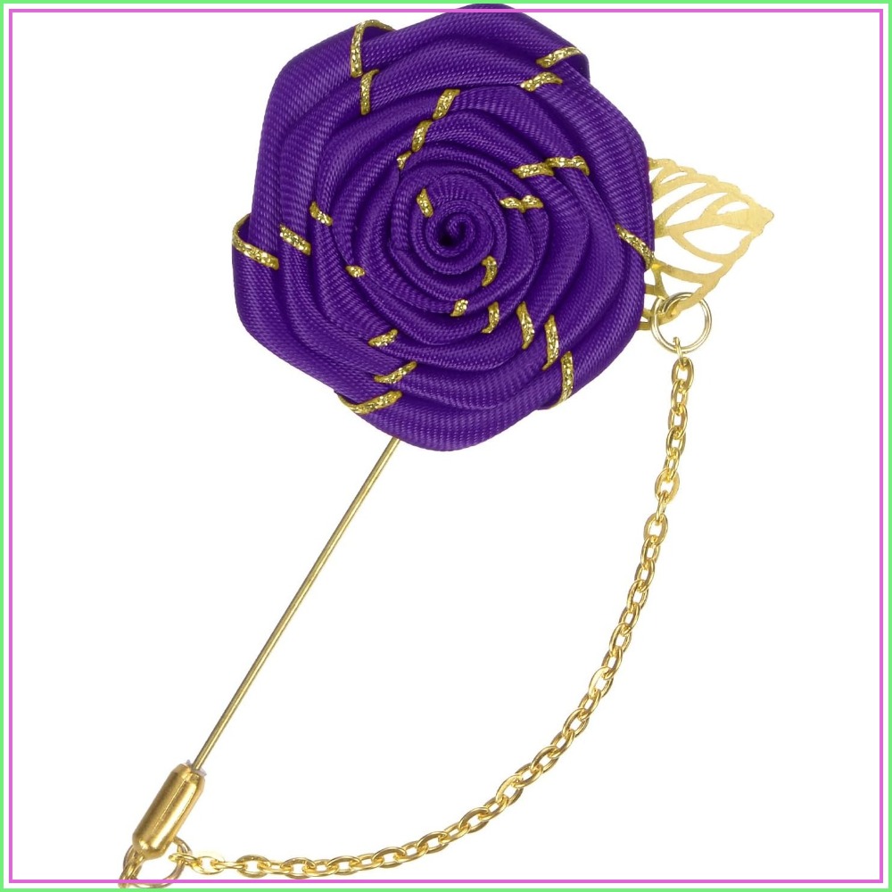 Rose Brooch Pin Cloth Rose Flo - Brooch Pin Gold recension och pris