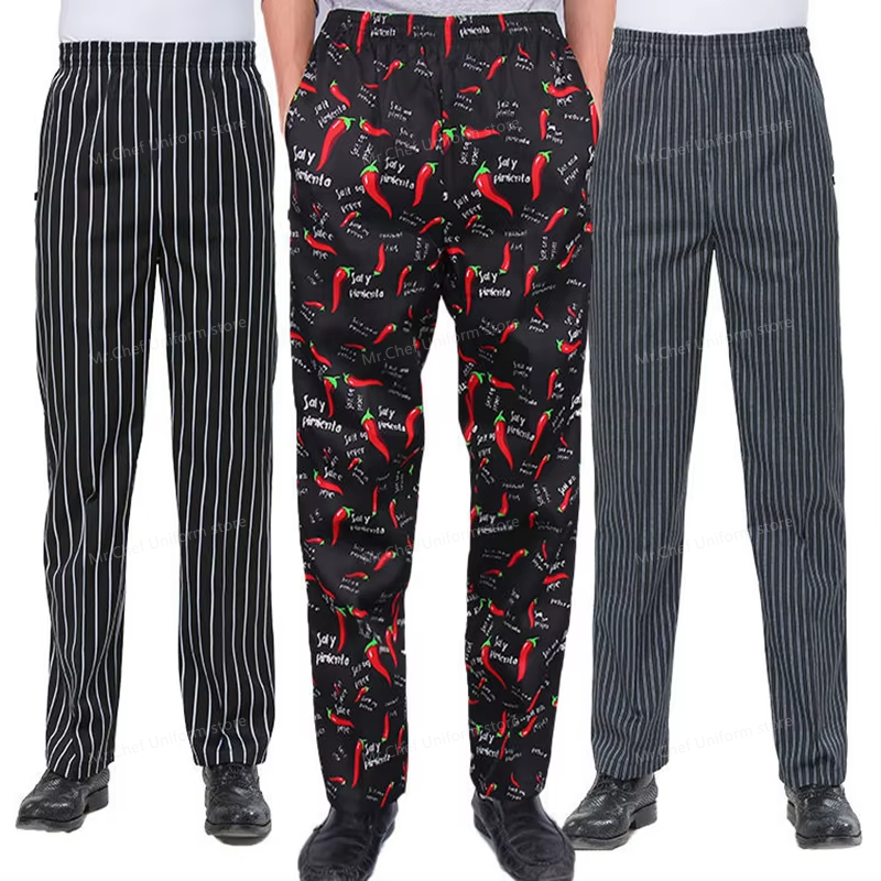 Chef Pants for Men Restaurant  - Women Kitchen Accessories recension och pris