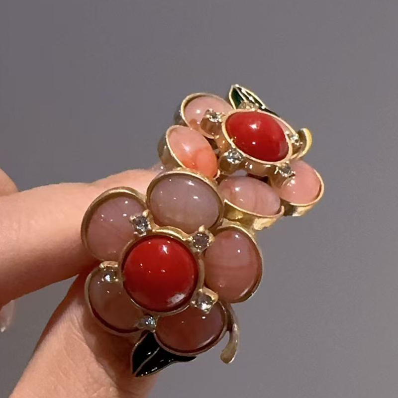 Vintage Natural Stone Pink Flo - Women'S Accessories Trends 2026 recension och pris