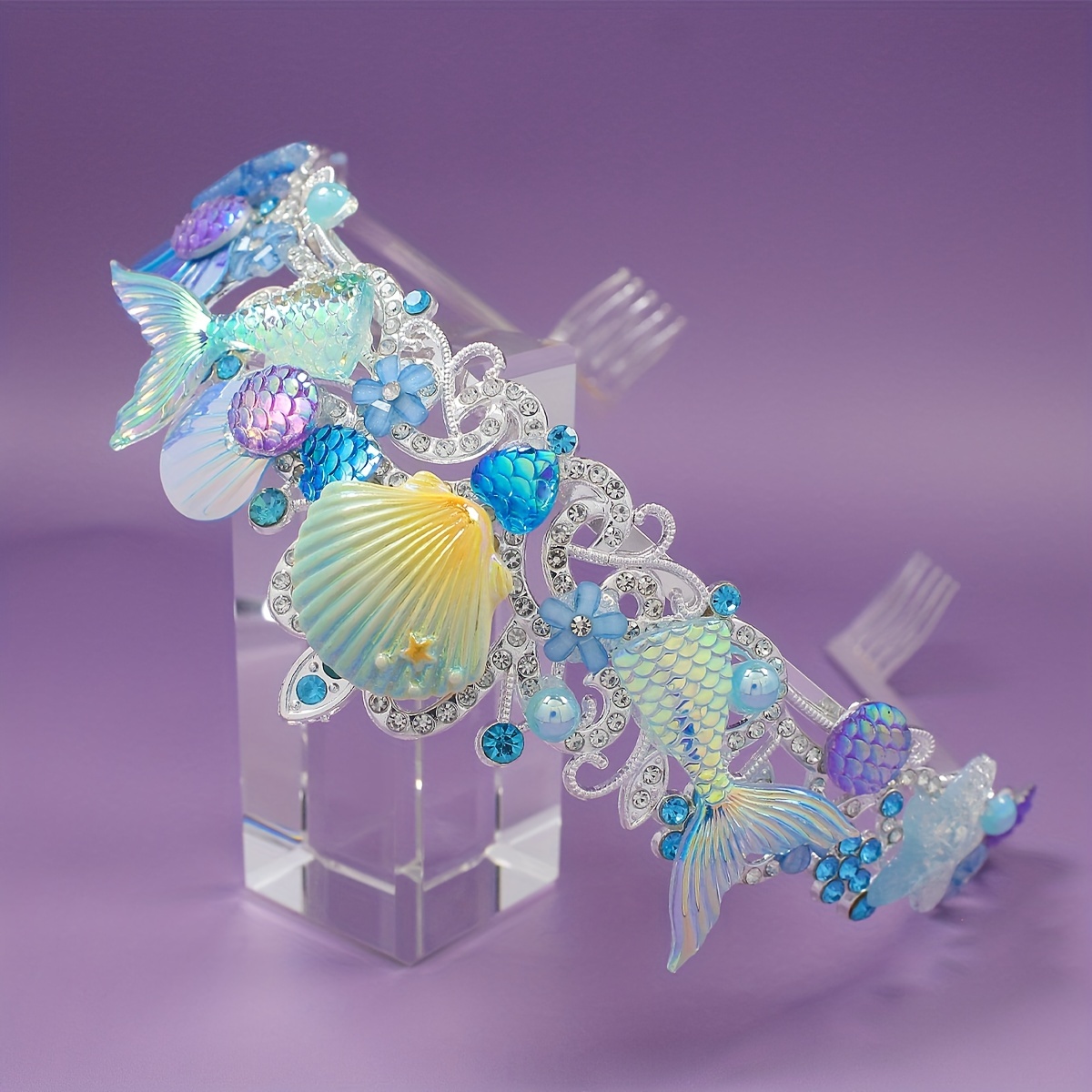 2025 New Mermaid Hair Comb Cro - Women Accessories Jewelry recension och pris