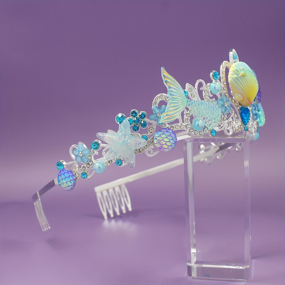 2025 New Mermaid Hair Comb Cro - Women Accessories Jewelry recension och pris