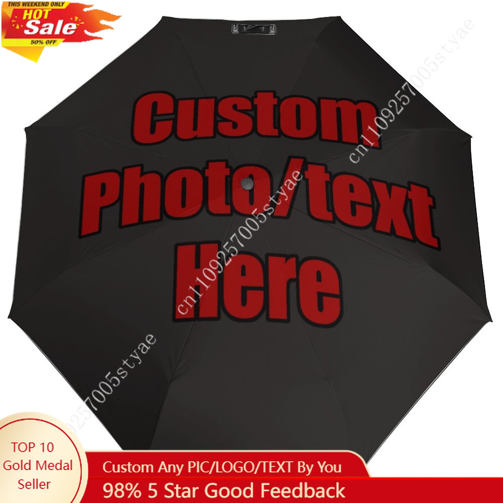 Custom Auto Umbrella Men Women - Women Accessories Logo Design recension och pris