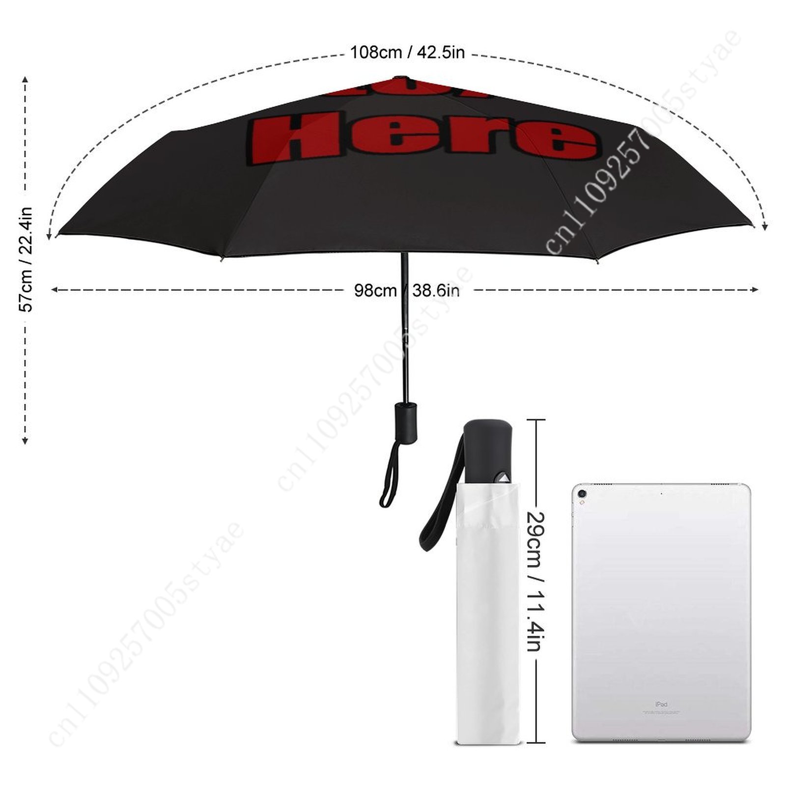 Custom Auto Umbrella Men Women - Women Accessories Logo Design recension och pris